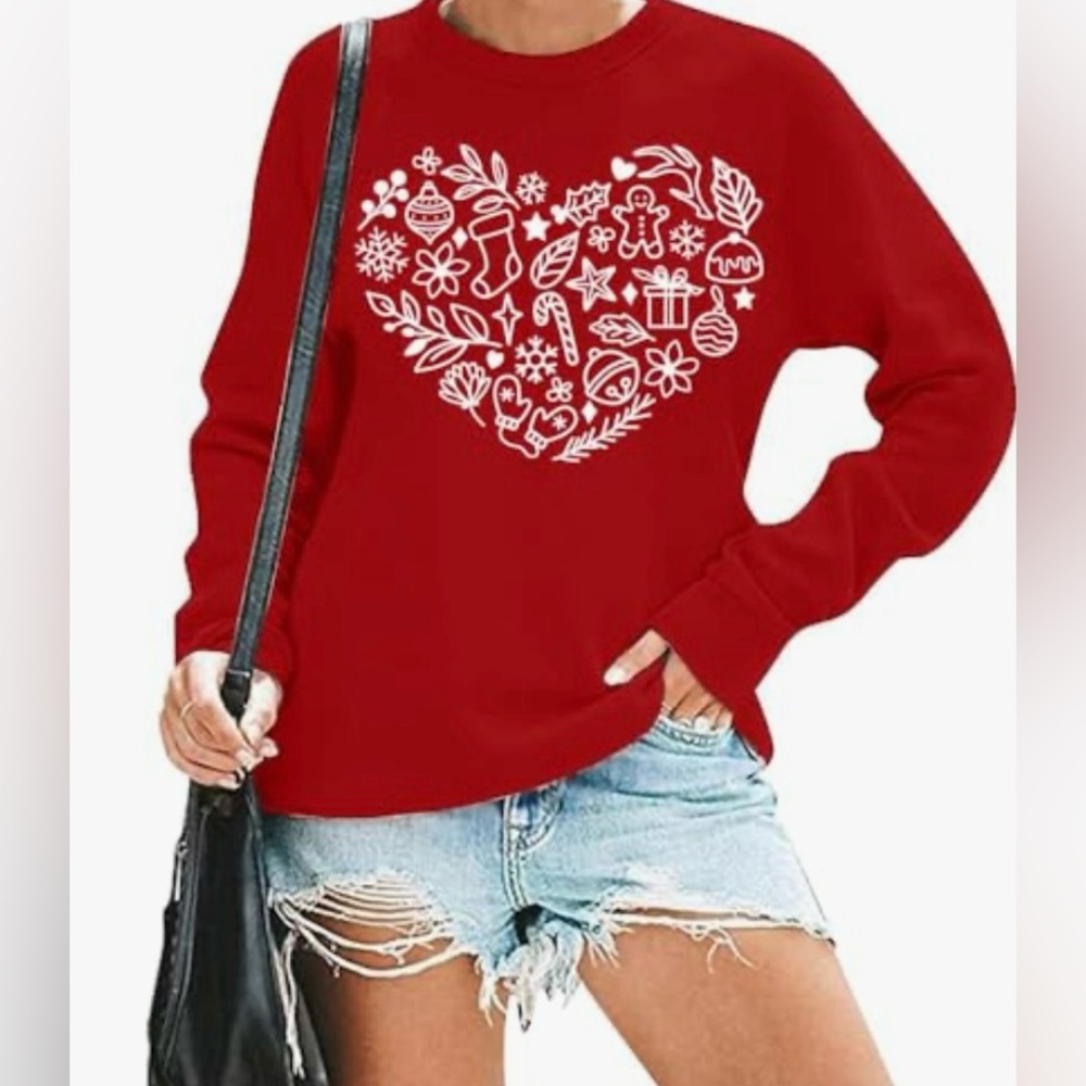 NWOT Womens Christmas Sweatshirt